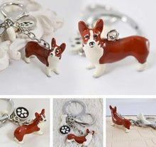 Load image into Gallery viewer, Siberian Husky Love 3D Metal Keychain-Key Chain-Accessories, Dogs, Keychain, Siberian Husky-10