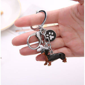 Siberian Husky Love 3D Metal Keychain-Key Chain-Accessories, Dogs, Keychain, Siberian Husky-Dachshund-11