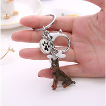 Load image into Gallery viewer, Siberian Husky Love 3D Metal Keychain-Key Chain-Accessories, Dogs, Keychain, Siberian Husky-Doberman-14