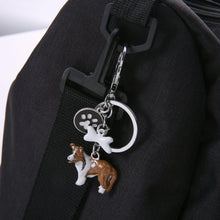 Load image into Gallery viewer, Siberian Husky Love 3D Metal Keychain-Key Chain-Accessories, Dogs, Keychain, Siberian Husky-24