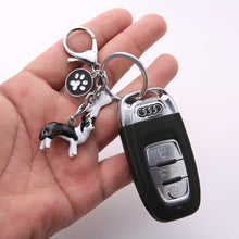 Load image into Gallery viewer, Siberian Husky Love 3D Metal Keychain-Key Chain-Accessories, Dogs, Keychain, Siberian Husky-7