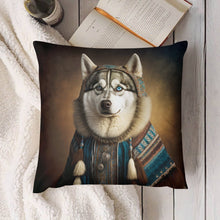 Load image into Gallery viewer, Siberian Sweetheart Siberian Husky Plush Pillow Case-Cushion Cover-Dog Dad Gifts, Dog Mom Gifts, Home Decor, Pillows, Siberian Husky-4