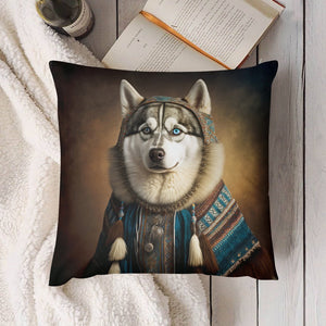 Siberian Sweetheart Siberian Husky Plush Pillow Case-Cushion Cover-Dog Dad Gifts, Dog Mom Gifts, Home Decor, Pillows, Siberian Husky-4