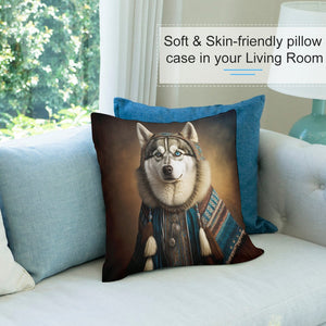 Siberian Sweetheart Siberian Husky Plush Pillow Case-Cushion Cover-Dog Dad Gifts, Dog Mom Gifts, Home Decor, Pillows, Siberian Husky-7