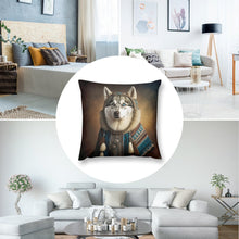 Load image into Gallery viewer, Siberian Sweetheart Siberian Husky Plush Pillow Case-Cushion Cover-Dog Dad Gifts, Dog Mom Gifts, Home Decor, Pillows, Siberian Husky-8