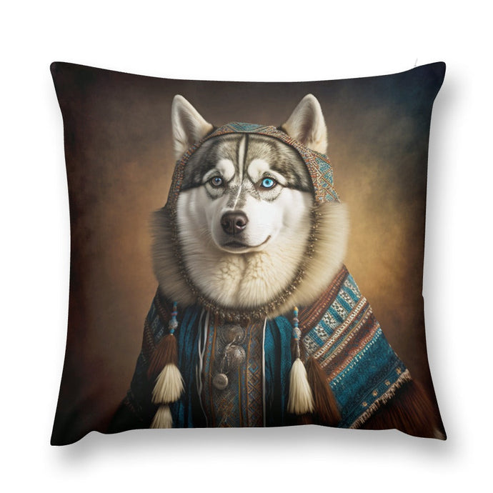 Siberian Sweetheart Siberian Husky Plush Pillow Case-Cushion Cover-Dog Dad Gifts, Dog Mom Gifts, Home Decor, Pillows, Siberian Husky-12 