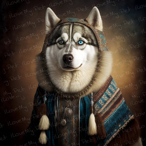 Siberian Sweetheart Siberian Husky Wall Art Poster-Art-Dog Art, Home Decor, Poster, Siberian Husky-1