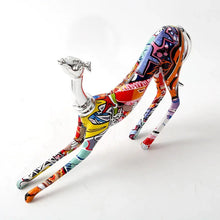 Load image into Gallery viewer, Silver Tipped Hydro Art Playtime Stretch Greyhound / Whippet Statues-Home Decor-Dog Dad Gifts, Dog Mom Gifts, Greyhound, Home Decor, Statue, Whippet-3