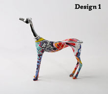 Load image into Gallery viewer, Silver Tipped Hydro Art Standing Greyhound / Whippet Statues-Home Decor-Dog Dad Gifts, Dog Mom Gifts, Greyhound, Home Decor, Statue, Whippet-Design 1-7