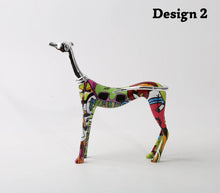 Load image into Gallery viewer, Silver Tipped Hydro Art Standing Greyhound / Whippet Statues-Home Decor-Dog Dad Gifts, Dog Mom Gifts, Greyhound, Home Decor, Statue, Whippet-Design 2-8