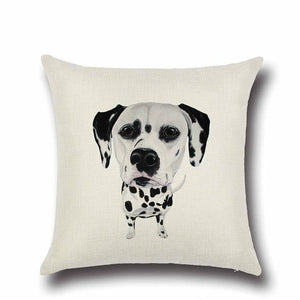 Simple Staffordshire Bull Terrier Love Cushion CoverHome DecorDalmatian - Option 1
