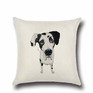 Simple Staffordshire Bull Terrier Love Cushion CoverHome DecorDalmatian - Option 2