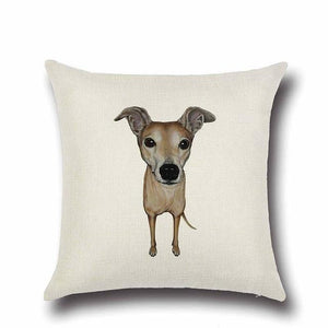 Simple Staffordshire Bull Terrier Love Cushion CoverHome DecorWhippet