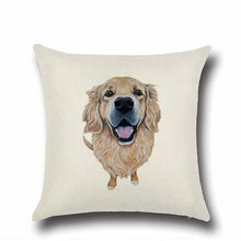 Load image into Gallery viewer, Simple Staffordshire Bull Terrier Love Cushion CoverHome DecorGolden Retriever - Option 2