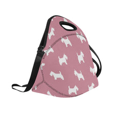Load image into Gallery viewer, Simple Westie Love Neoprene Lunch Bag-Accessories-Accessories,Bags,Lunch Bags,West Highland Terrier-10