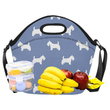 Load image into Gallery viewer, Simple Westie Love Neoprene Lunch Bag-Accessories-Accessories,Bags,Lunch Bags,West Highland Terrier-12