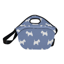 Load image into Gallery viewer, Simple Westie Love Neoprene Lunch Bag-Accessories-Accessories,Bags,Lunch Bags,West Highland Terrier-5