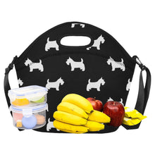 Load image into Gallery viewer, Simple Westie Love Neoprene Lunch Bag-Accessories-Accessories,Bags,Lunch Bags,West Highland Terrier-1