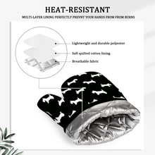 Load image into Gallery viewer, Simple Westie Love Oven Mitts and Pot Holder Set-Kitchen Decor-Accessories,Dog Mom Gifts,West Highland Terrier-16
