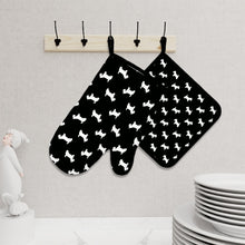 Load image into Gallery viewer, Simple Westie Love Oven Mitts and Pot Holder Set-Kitchen Decor-Accessories,Dog Mom Gifts,West Highland Terrier-8