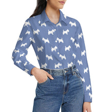 Load image into Gallery viewer, Simple Westie Love Women's Shirt-Apparel-Apparel,Dog Mom Gifts,Shirt,West Highland Terrier-28