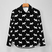 Load image into Gallery viewer, Simple Westie Love Women's Shirt-Apparel-Apparel,Dog Mom Gifts,Shirt,West Highland Terrier-7