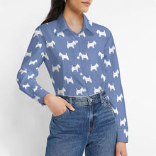 Load image into Gallery viewer, Simple Westie Love Women's Shirt-Apparel-Apparel,Dog Mom Gifts,Shirt,West Highland Terrier-2