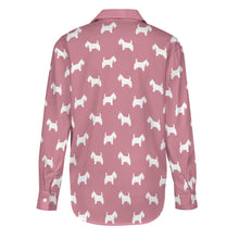 Load image into Gallery viewer, Simple Westie Love Women's Shirt-Apparel-Apparel,Dog Mom Gifts,Shirt,West Highland Terrier-12