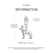 Load image into Gallery viewer, Simply Darling German Shepherd Silver Charm – Dog Mom Gift-2