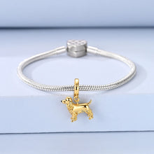 Load image into Gallery viewer, Simply Darling Poodle Charm Pendant – Gold Tone Silver-Accessories-Accessories,Charm Beads,Dog Memorial Gifts,Dog Mom Gifts,Jewellery,Poodle-2