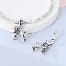 Load image into Gallery viewer, Simply Darling Silver Poodle Dangle Charm – Dog Mom Gift-4