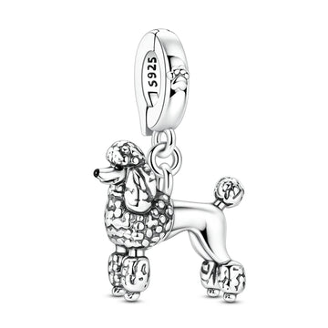 Simply Darling Silver Poodle Dangle Charm Dog Mom Gift Ktc2049 3 360x