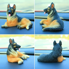 Load image into Gallery viewer, Simply Stunning Black and Tan German Shepherd Car Figurine-7