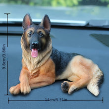 Load image into Gallery viewer, Simply Stunning Black and Tan German Shepherd Car Figurine-German Shepherd-8