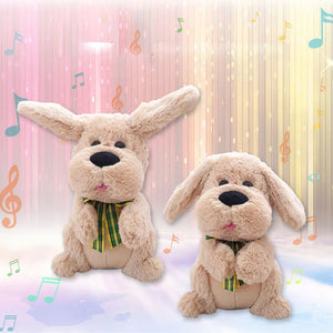 Singing and Clapping Golden Retriever Interactive Plush Toy-Stuffed Animals-Golden Retriever, Stuffed Animal-Dog-7