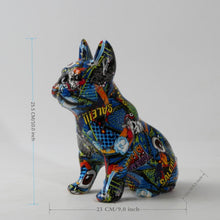 Load image into Gallery viewer, Image of an artistic frenchie statue large