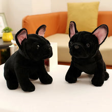 Load image into Gallery viewer, Sitting Liver and Black French Bulldog Stuffed Animal Plush Toys-10