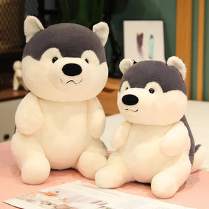 Sitting Teddy Husky Stuffed Animal Plush Toys-Stuffed Animals-Siberian Husky, Stuffed Animal-11