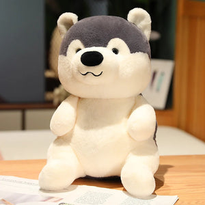 Sitting Teddy Husky Stuffed Animal Plush Toys-Stuffed Animals-Siberian Husky, Stuffed Animal-8