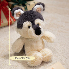 Load image into Gallery viewer, Sitting Teddy Siberian Husky Stuffed Animal Plush Toy-Pink-4