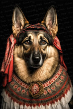 Load image into Gallery viewer, Slavic Sweetheart German Shepherd Wall Art Poster-Art-Dog Art, German Shepherd, Home Decor, Poster-1