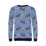 Sleeping Black and Tan Chihuahua Love Women's Sweatshirt-Apparel-Apparel, Chihuahua, Sweatshirt-8