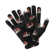 Load image into Gallery viewer, Sleeping Saint Bernard Love Touch Screen Gloves-Accessories-Accessories, Dog Dad Gifts, Dog Mom Gifts, Gloves-5