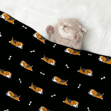 Load image into Gallery viewer, Sleepy Beagle Love Blanket for Dog-Pet Furniture-16