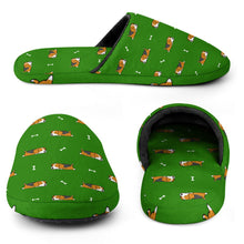Load image into Gallery viewer, Sleepy Beagle Love Women&#39;s Cotton Mop Slippers-Footwear-Accessories, Slippers-11