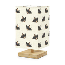Load image into Gallery viewer, Sleepy Black Tan Chihuahuas Desktop Table Lamp-Desk Lamps-US Plug-2