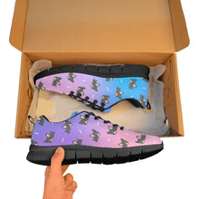 Load image into Gallery viewer, Sleepy Black Tan Chihuahuas Women's Breathable Sneakers-32