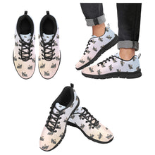 Load image into Gallery viewer, Sleepy Black Tan Chihuahuas Women's Breathable Sneakers-White7-US13-1