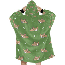 Load image into Gallery viewer, Sleepy Chihuahua Love Blanket Hoodie for Women-Apparel-Apparel, Blankets-10