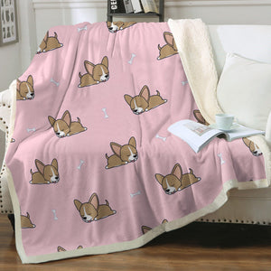 Sleepy Chihuahua Love Soft Warm Fleece Blanket - 4 Colors-Blanket-Blankets, Chihuahua, Home Decor-15